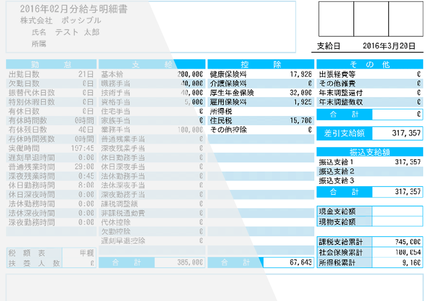 給与明細